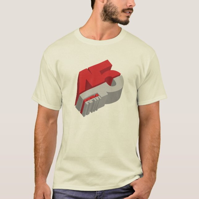 T-SHIRTS 45 RPM 3D (Frente)