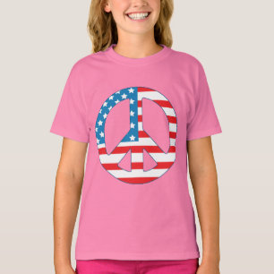 T-shirts 4 de julho - Dia da Independência - bandeira da