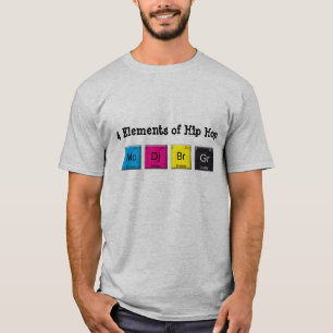 T-shirts 4 elementos de Hip Hop