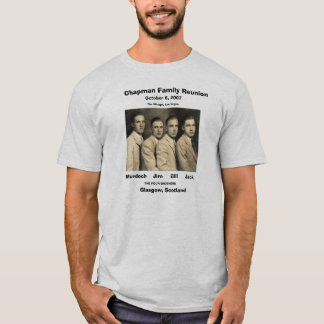 T-shirts 4 irmãos de Chapman,              família de