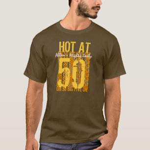 T-shirts 50th Ideia do presente de aniversário quente em u