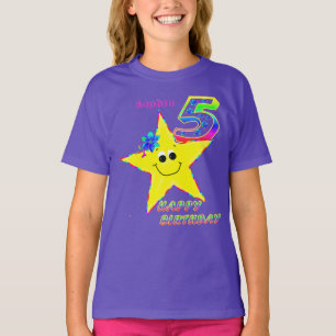 T-shirts 5 Birthday Stars Shirt