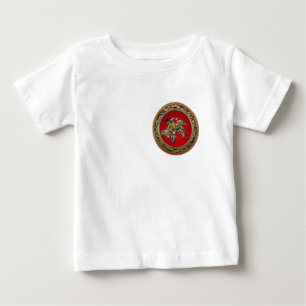 T-shirts [600] Hokusai - Shoki Riding Shishi Lion