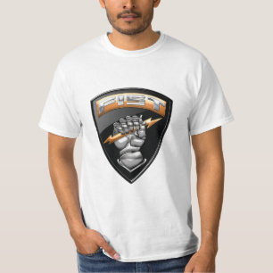 T-shirts [600] Observador dianteiro (PUNHO) [emblema]