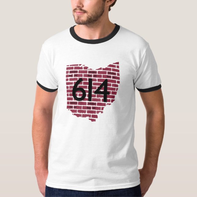 T-shirts 614 Ohio (Frente)