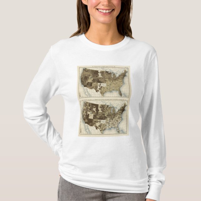 T-shirts 63 tributação, dívida 1890 (Frente)
