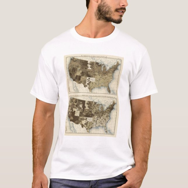 T-shirts 63 tributação, dívida 1890 (Frente)
