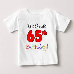 T-shirts 65º aniversário de Oma
