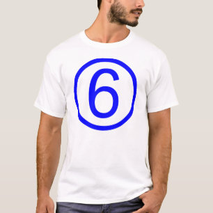 T-shirts 6, número seis