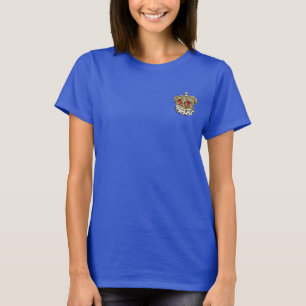 T-shirts [700] Coroa Real Príncipe-Princesa [Pele+Dourada][