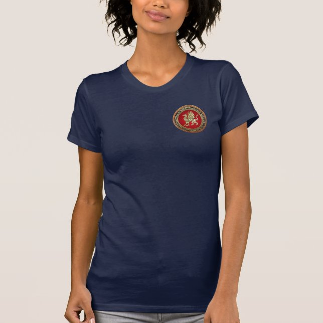 T-shirts [700] Dourado Griffin sagrado (Frente)