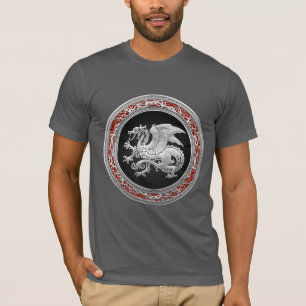 T-shirts [700] Dragão islandês, Landvæ ttir [Prata]
