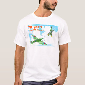 T-shirts 70 anos de aniversário de WW2
