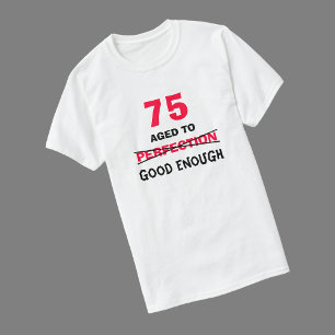 T-shirts 75th Ideias do presente de aniversário para a