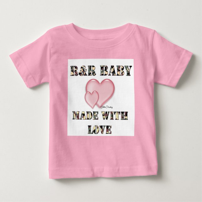 T-shirts 7x7Baby's made with Love by Dani (Frente)