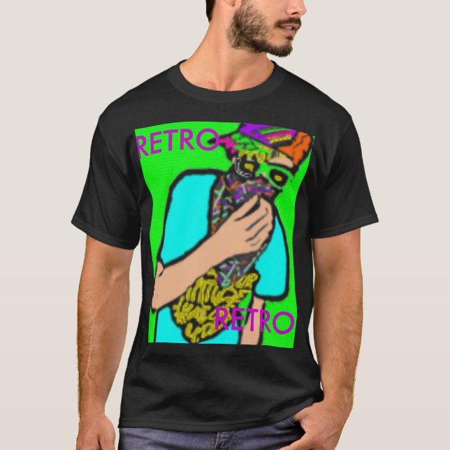 T-shirts 80s retro hiphop (Frente)