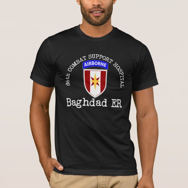T-shirts 86th CSH Bagdade ER (Frente)