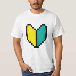 T-shirts 8 Bits Pixel Wakaba / Shoshinsha Mark