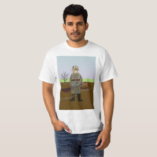 T-shirts 8# Stormtrooper alemão WWI