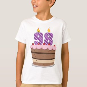 T-shirts 98 anos no Bolo de Aniversário