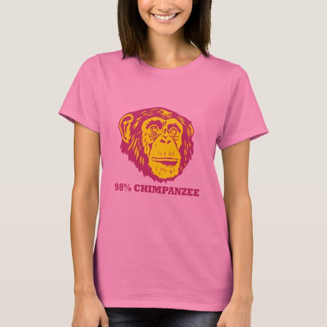 T-shirts 98% Chimpanzé (Frente)
