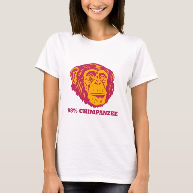 T-shirts 98% Chimpanzé (Frente)