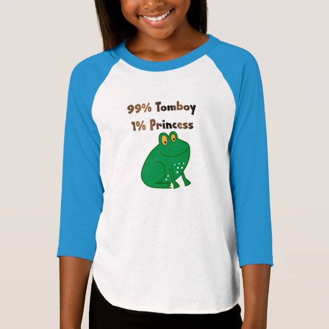 T-shirts 99% Tomboy 1% Princesa (Frente)
