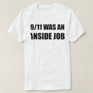T-shirts 9/11 - inclinação - ERAM um trabalho interno (o