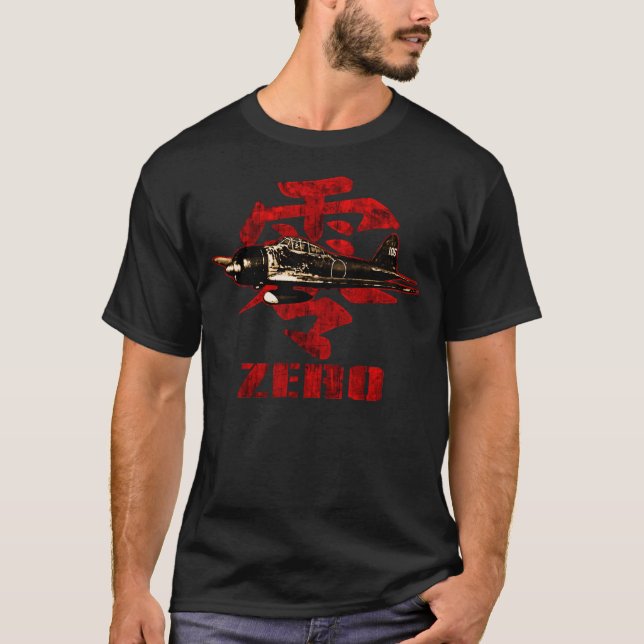 T-shirts A6M Zero (Frente)
