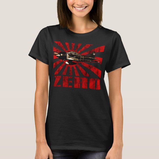 T-shirts A6M Zero (Frente)