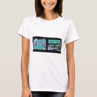 T-shirts A ação do clima é uma emergência; inércia um crime