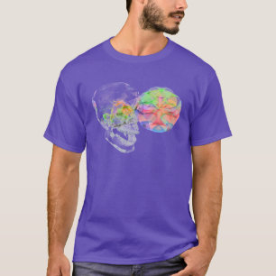 T-shirts A alquimia Pineal do DMT do crânio de cristal