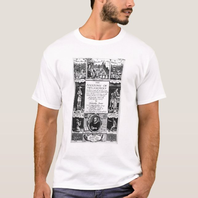 T-shirts A anatomia da melancolia (Frente)