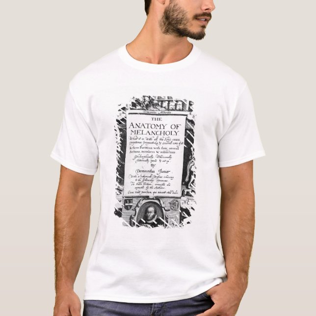 T-shirts A anatomia da melancolia (Frente)