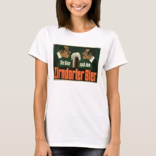 T-shirts "A ânsia para a cerveja de Zirndurfer" (lith da