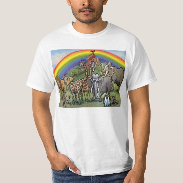 T-shirts A arca de Noah (Frente)