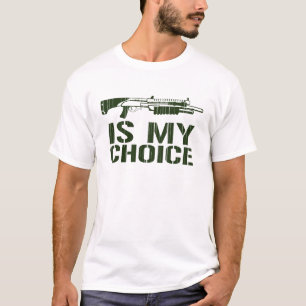 T-shirts A arma do tiro é minha escolha