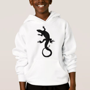 T-shirts A arte do réptil do Hoodie do lagarto do miúdo