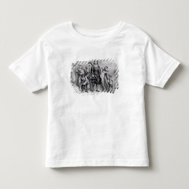 T-shirts A aterragem dos peregrinos (Frente)