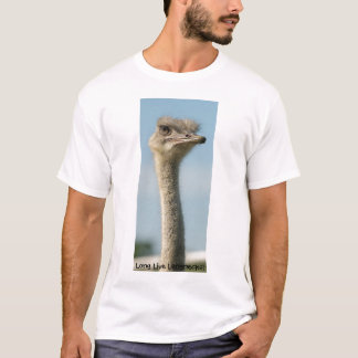 T-shirts a avestruz, vive por muito tempo Longnecks!