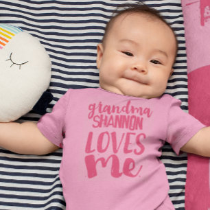 T-shirts A avó cor-de-rosa personalizada do tutu AMA-ME