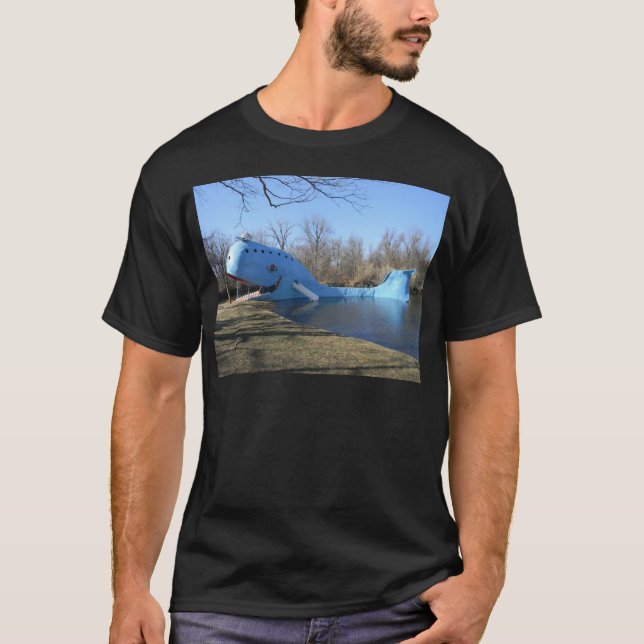 T-shirts A baleia azul de Catoosa (Frente)