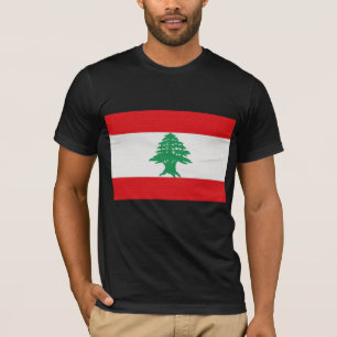T-shirts A bandeira de Líbano