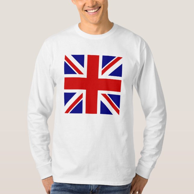 T-shirts A bandeira de Union Jack (Frente)