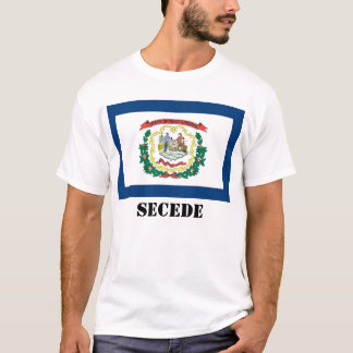 T-shirts A bandeira do estado de West Virginia, SECEDE