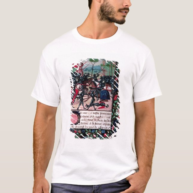 T-shirts A batalha de Barnet, 1471 (Frente)