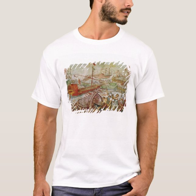 T-shirts A batalha de Lepanto, em outubro de 1571, 1600 (Frente)