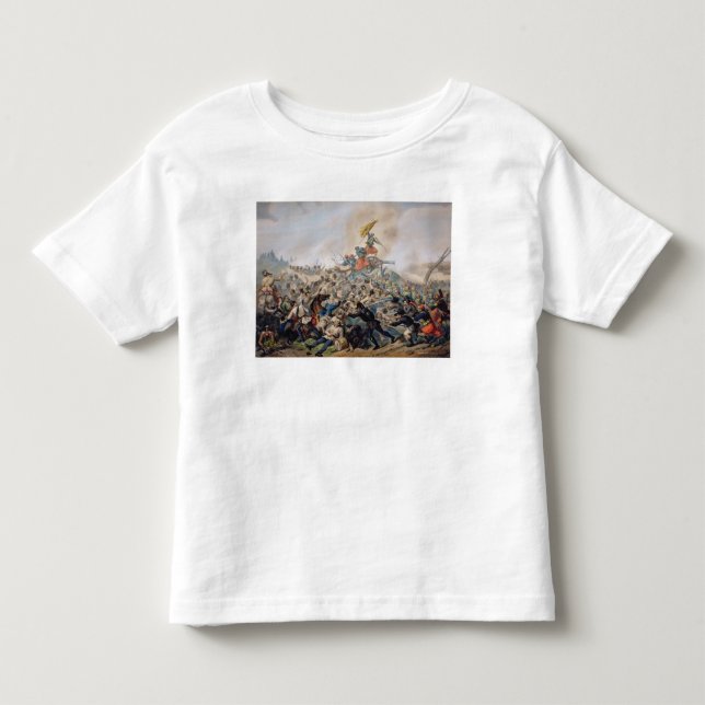 T-shirts A batalha de magenta (Frente)