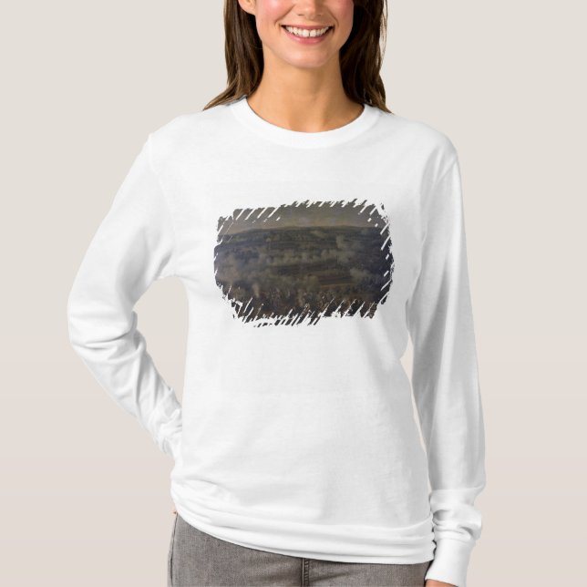 T-shirts A batalha de Rossbach, 1757 (Frente)