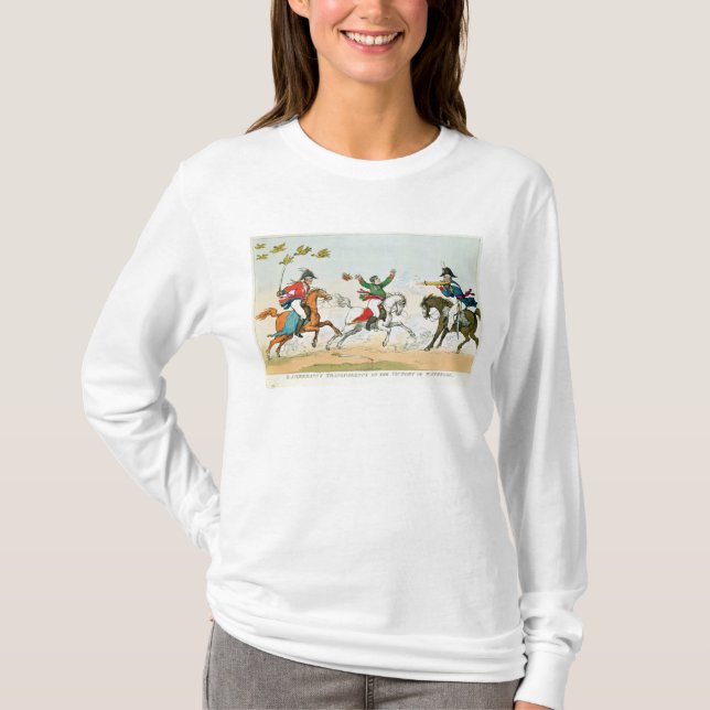 T-shirts A batalha de Waterloo (Frente)